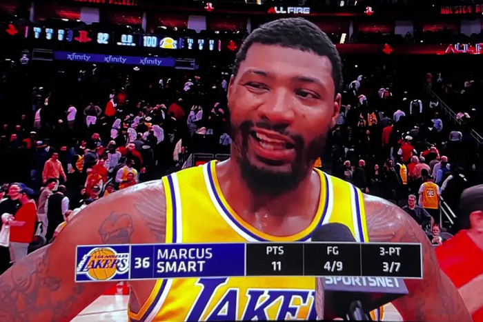 湖人100-92力克火箭 东契奇砍36分斯马特谈团队防