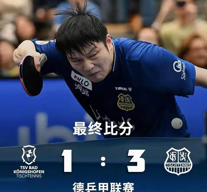 樊振东告别萨尔布吕肯加盟杜塞尔多夫 高薪模式